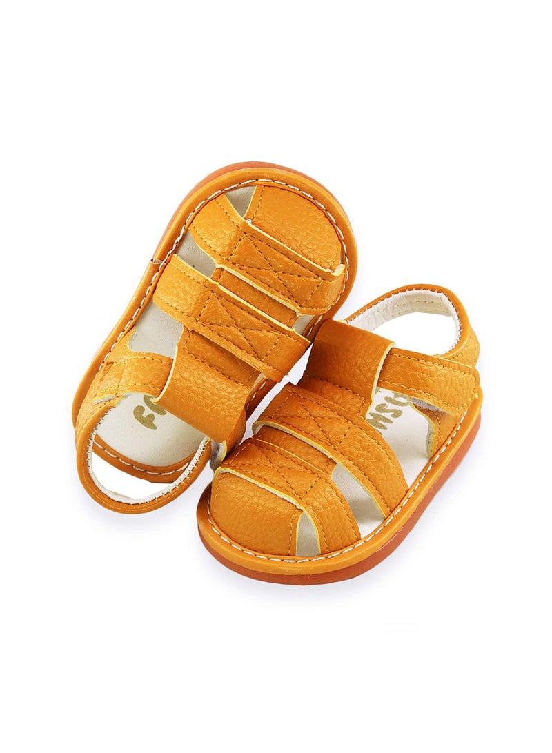 Baby Boys Girls Squeaky Sandals Non-Slip Soft Rubber Sole Closed Toe Infant Summer Outdoor Shoes Toddler First Walkers  - Image 4