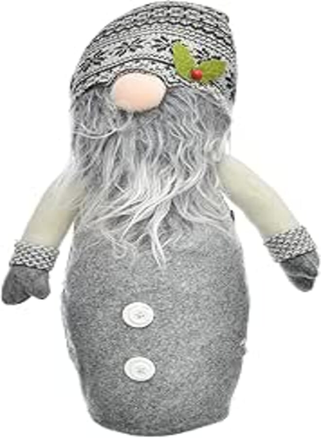 Generic Fabric Old Man Character Doll With Large Hat And Long Beard For Decorations - Multi Color