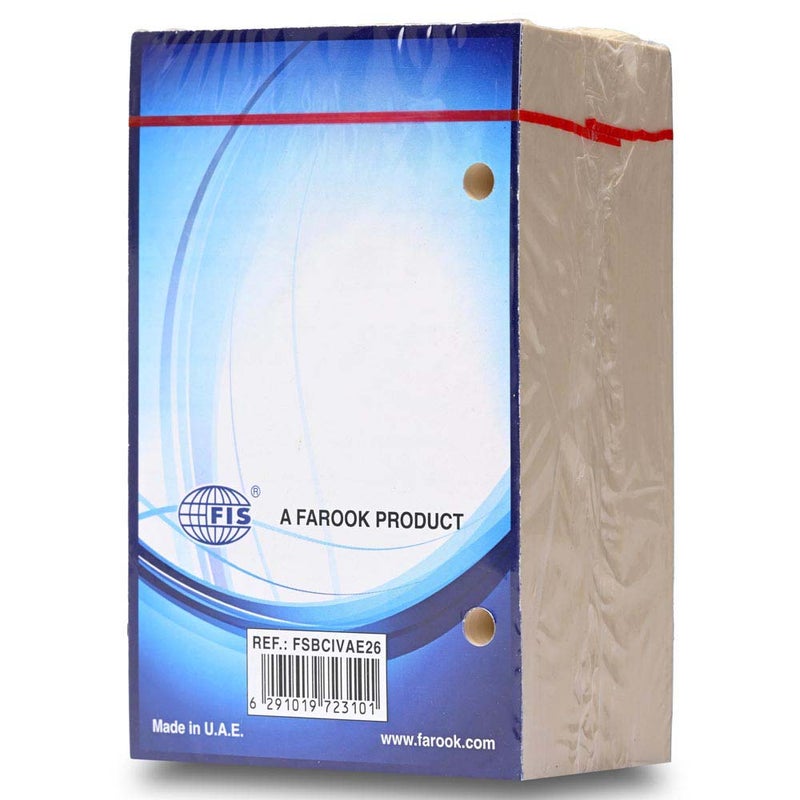 FIS تقويم كتلة FIS 2026، 80x120 مم (3.15"x4.72") يومي قابل للتمزيق، 1 يوم لكل ورقة، عربي/إنجليزي، ورق أبيض 60 جرام، يناسب حامل مكتب FIS - FSBCAE26 - Image 5