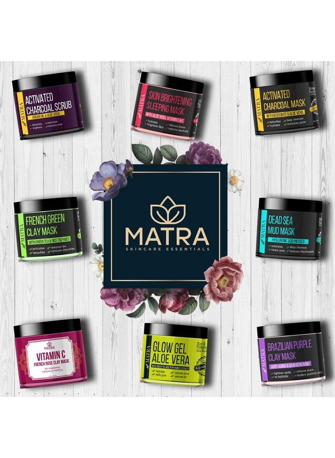 Matra Vitamin C French Rose Clay Kaolin Mask - With Bentonite, Calamine & Jojoba Oil - Skin Polishing And Glow Mask - Anti-acne, Pore Cleanser - Scar And Blemish Minimizer - Image 5