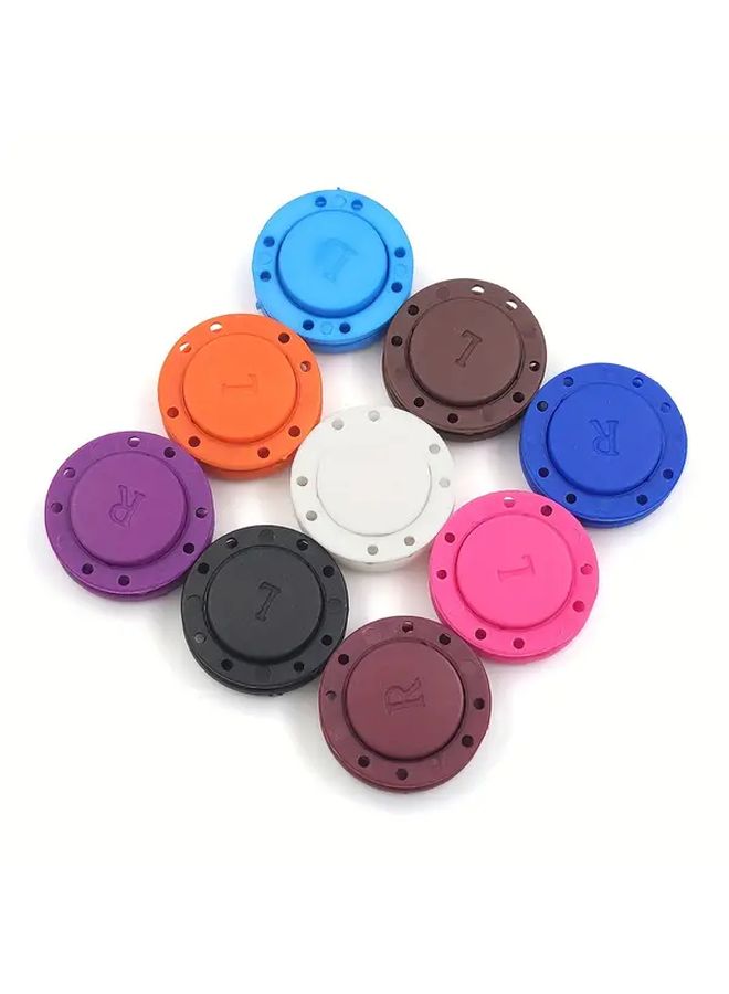 Navy Blue 22mm Invisible Magnetic Snap Buttons 5 Pairs Durable Plastic Metal Clothing Fasteners - Image 4