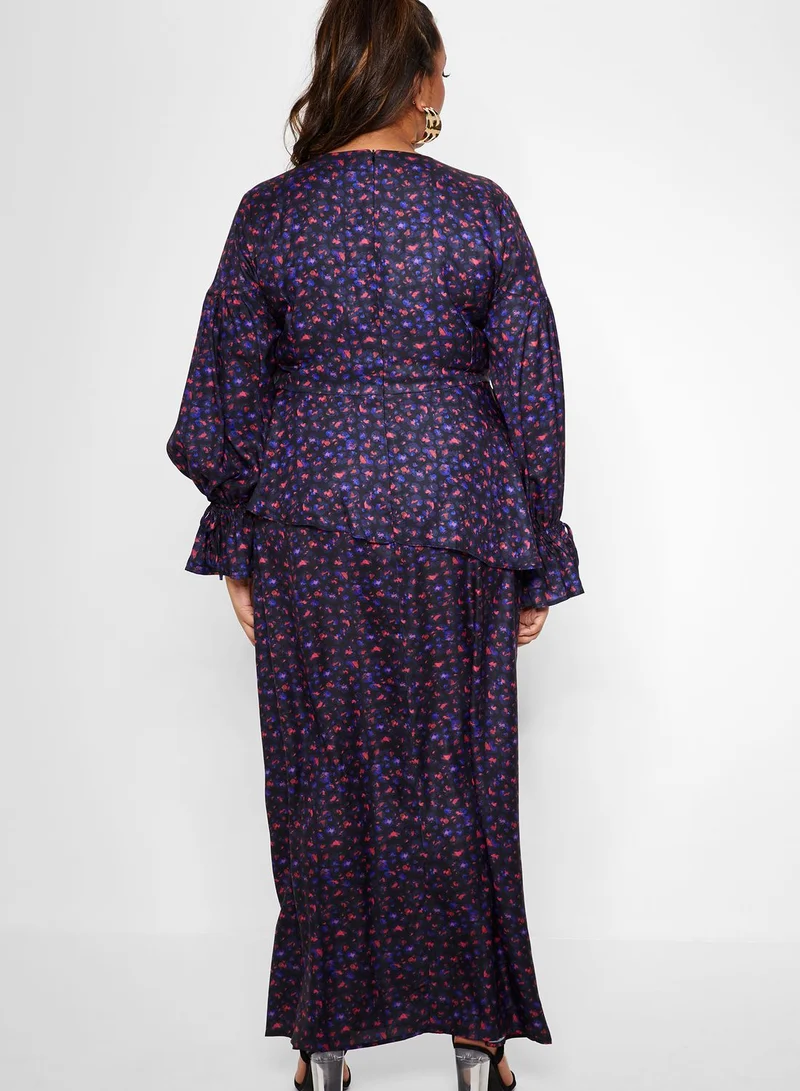 long sleeve nursing maxi dress Super soft Breastfeeding Modest maxi dress | Dress