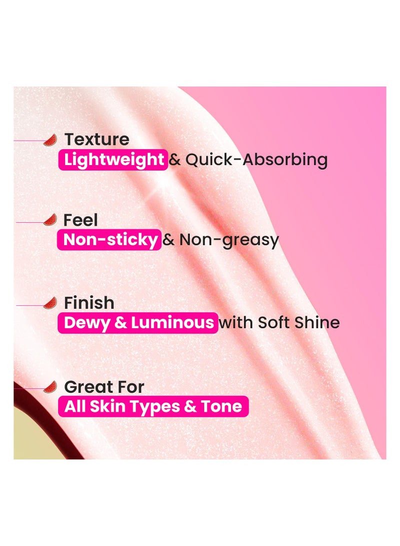 دوت آند كي كريم ستروب منعش بالبطيخ|كريم إشراق بشرة الوجه|مرطب وهايلايتر للوجه|للحصول على توهج فوري مصقول ندي|يعزز الترطيب|لجميع أنواع البشرة|للنساء والرجال|30 مل - Image 5