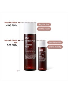 By Wishtrend [BY WISHTREND] Mandelic acid 5% Skin prep water, Gentle skin Korean exfoliator for face, Aha Bha toner, Ideal for sensitive skin | Helping clogged pores and glow up (1 Fl Oz (Pack of 1))  - Image 2