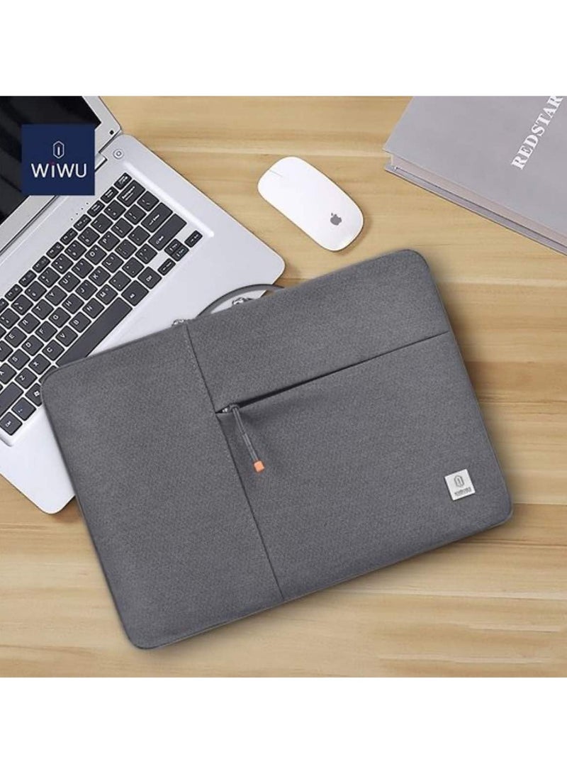 SPECTON Alpha Double Layer Sleeve Bag For 14" Laptop/MacBook Air - Gray - Image 3