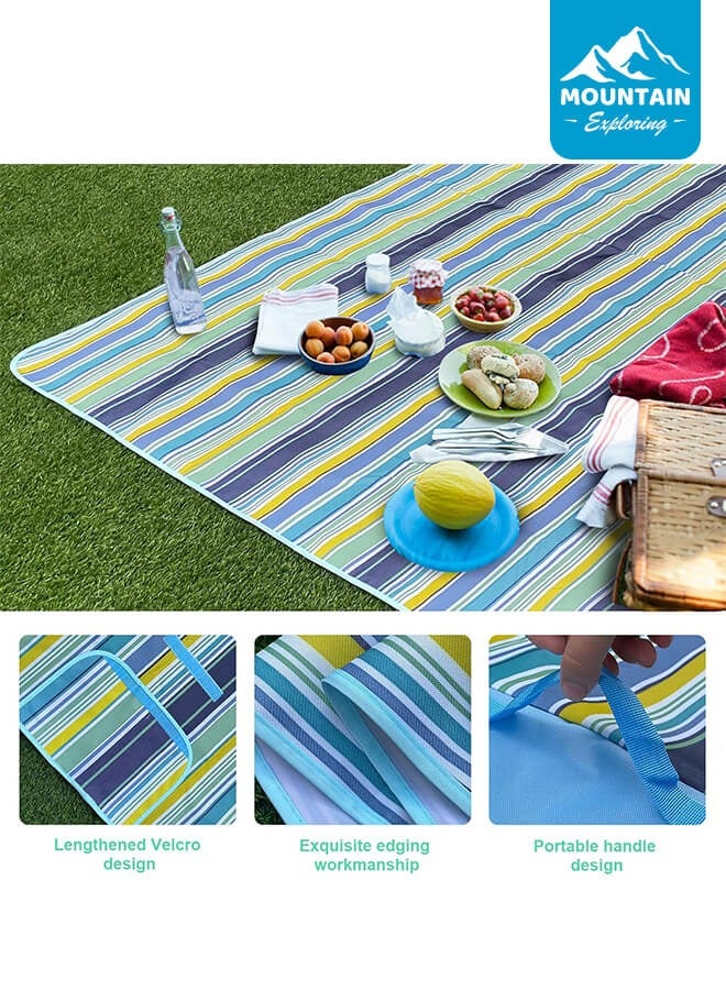 MOUNTAIN EXPLORING Outdoor Waterproof Picnic Mat, Portable Foldable Picnic Mat, Suitable for Camping and Hiking - Image 4