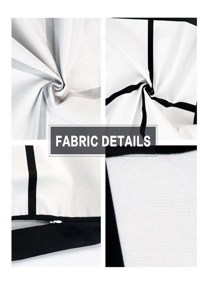 Zikra 4 Pcs Sublimation Blank Lattice Pillow Cases Sofa Throw Cushion Pillow Covers for Photo DIY Heat Tranfer 15.7 x 15.7 Inch Picture Printing Couch Pillowcases with Invisible Zippers No Pillow - Image 3