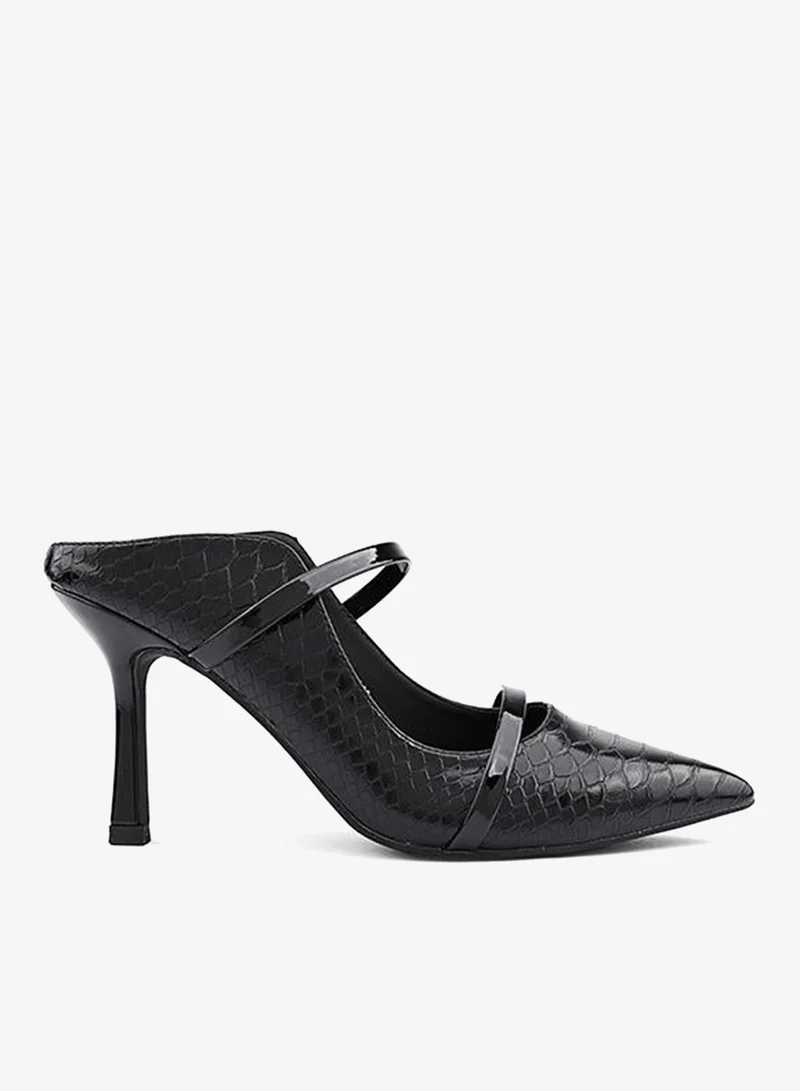 كابلي كعب مدبب نسائي مفتوح من الخلف