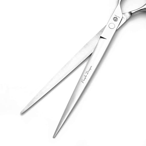 Purple Dragon 5"/5.5"/6"/6.5"/7"/7.5"/8"/9"/10" Sharp Edge Hair Cutting Shears Pet/Puppy/Cat Grooming Scissors with Bag - Perfect for Barber or Dog Groomer - Image 5