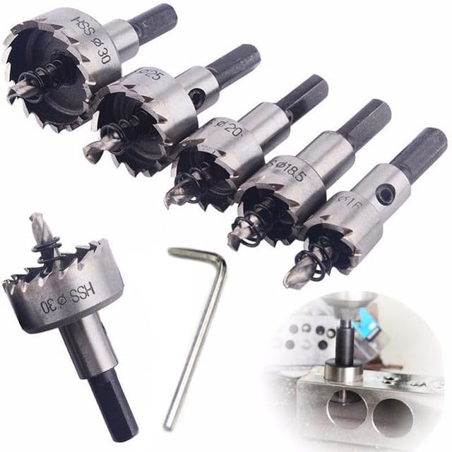 VELTRIX 80mm Drill Machine HSS Drill Bit Hole Saw Metal Cutter Core Bit Choice Of Sizes 12mm to 100mm For Thin Stainless Steel SS Mild Steel Cast Iron MS Aluminium Etc Suitable For All Metals - Image 2