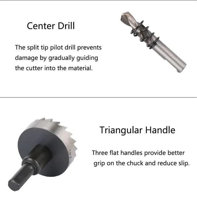VELTRIX 80mm Drill Machine HSS Drill Bit Hole Saw Metal Cutter Core Bit Choice Of Sizes 12mm to 100mm For Thin Stainless Steel SS Mild Steel Cast Iron MS Aluminium Etc Suitable For All Metals - Image 5