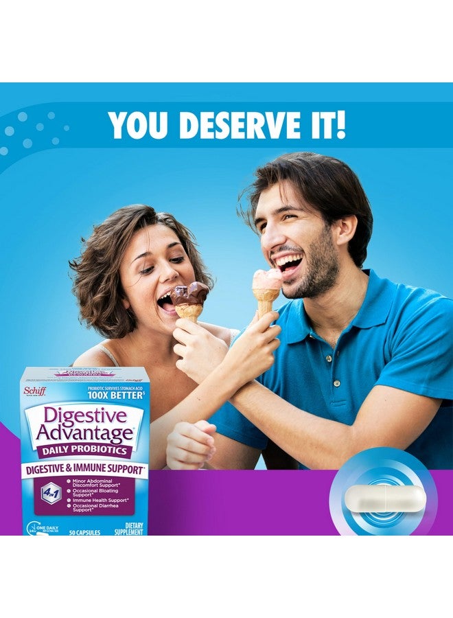 Digestive Advantage Probiotics for Digestive Health, Daily Probiotics for Women & Men, Supports Gut Health, Occasional Bloating & Diarrhea, Minor Abdominal Discomfort, & Immune Support, 50ct Capsules - Image 5