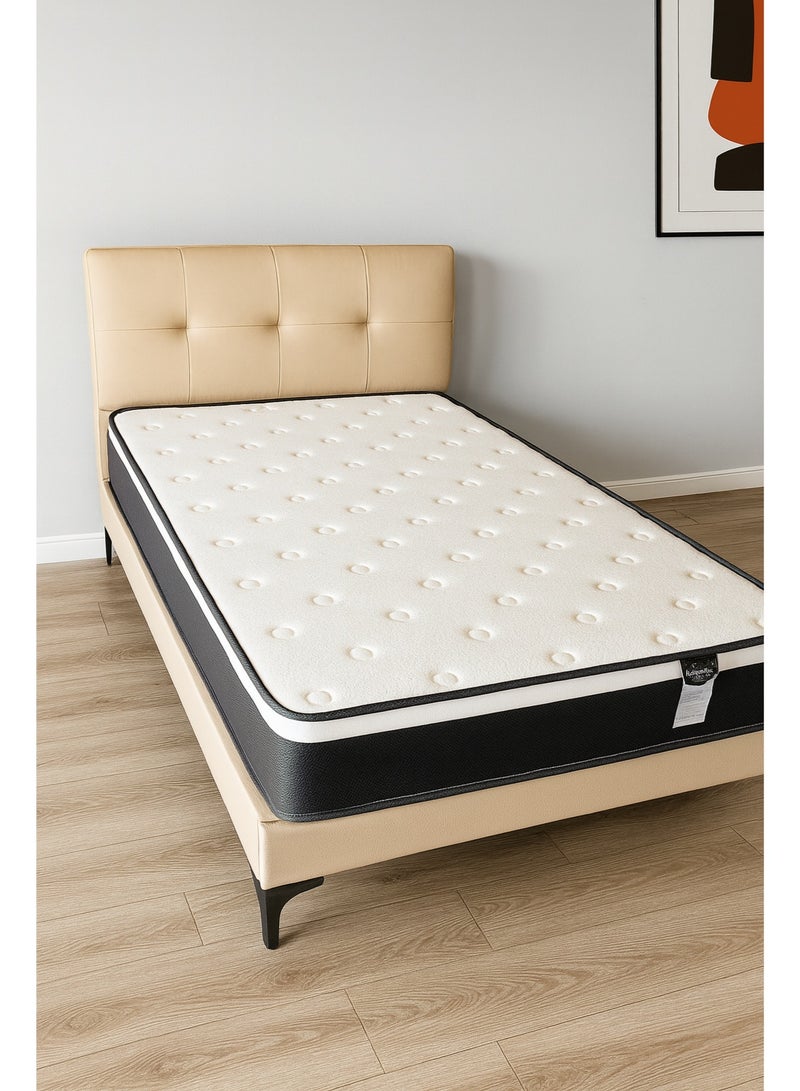 Mattress with Pocket Spring and Memory Foam for Pressure Relief, Motion Isolation, Edge Support, Medium Firm Mattress in a Box, 120*200*20cm - Image 4