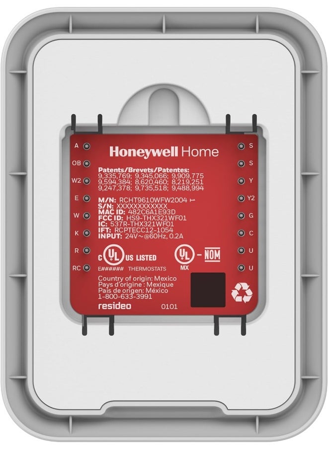 Honeywell - Home T9 WiFi Smart Thermostat, Smart Room Sensor Ready, Touchscreen Display, Alexa and Google Assist - Image 1