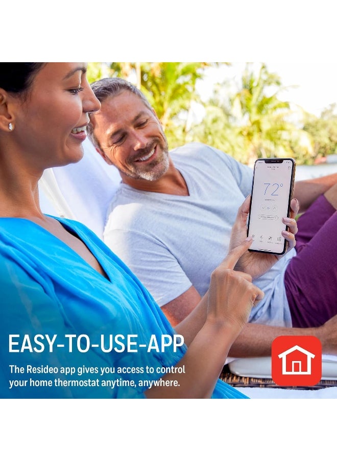 Honeywell - Home T9 WiFi Smart Thermostat, Smart Room Sensor Ready, Touchscreen Display, Alexa and Google Assist - Image 1