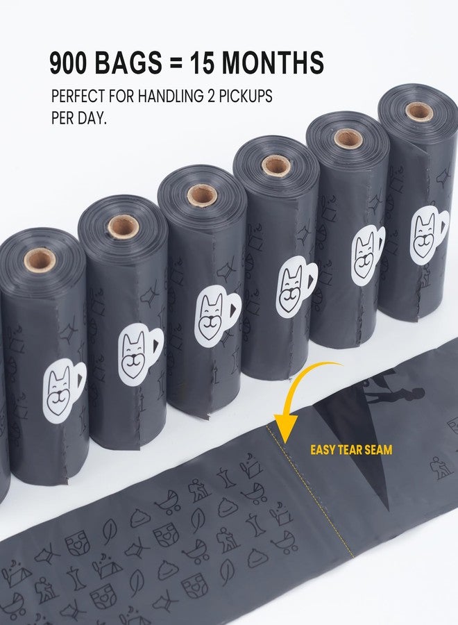 SVD.PET Dog Poop Bags Rolls, 900 Bags with Waste Bag Holder, 100% Leak-Proof, Unscented Dog Bags for Poop, Pet Waste Bag Refill Rolls - Image 2