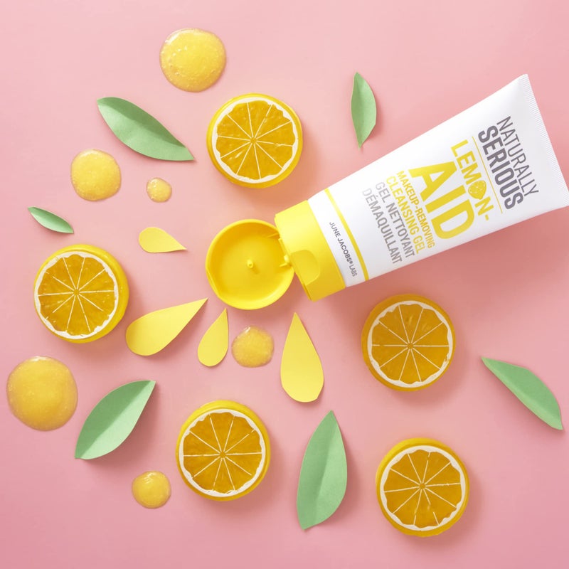 Naturally Serious | Lemon-Aid Makeup-Removing Cleansing Gel, Vitamin C Cleanser, Makeup-Removing Cleanser, Gel Cleanser For Oily Skin, Vegan Skincare, Cruelty-Free Skincare - Image 3