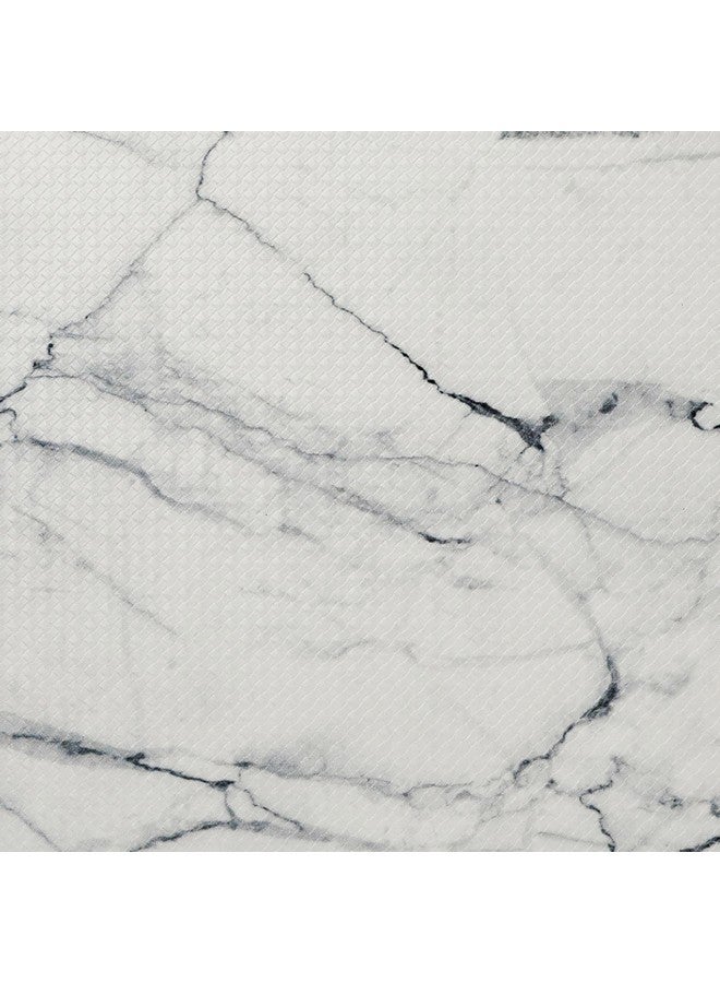 Home Dynamix Home Dynamix Cozy Living Modern Marble Runner Anti-Fatigue Kitchen Mat, Non-Slip Floor Mat, Padded Standing Desk Mat, Grey/White, 17.5"x55"  - Image 3