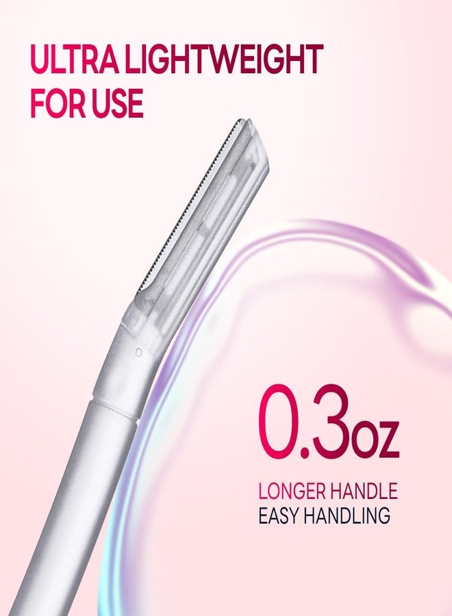 CAVEEM Dermaplane Razor for Women, Dermaplaning Tool - Face Razors for Women and Men, Eyebrow Trimmer and Facial Hair Removal Shaver, Gentle Exfoliation Blades Epilator for Men (6 Count) - Image 5