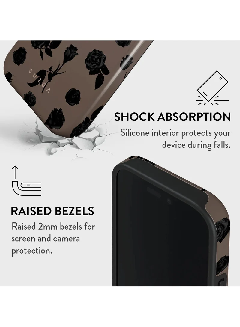 BURGA iPhone 16 pro Case, 2 Piece Hard Shell + TPU Silicone Interior, Shock Absorption, All Port Accessible, Raised Bezel For Screen & Camera Protection, Never Fading HQ Print,Goddess