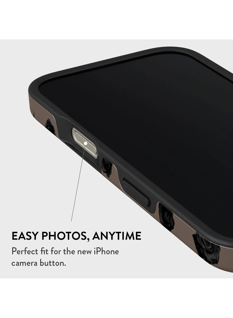 بورجا جراب iPhone 16 pro، قطعتان من الغلاف الصلب + بطانة داخلية من السيليكون TPU، ممتص للصدمات، يمكن الوصول إلى جميع المنافذ، إطار مرتفع لحماية الشاشة والكاميرا، طباعة عالية الجودة لا تتلاشى أبدًا، إلهة - Image 5