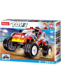 Sluban Sluban Town Series - Red Off-Road Vehicle Building Blocks 150 PCS with Mini Figure 