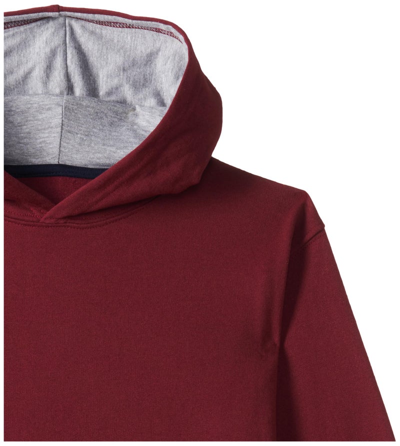 T2F Girls Cotton Hooded Neck Sweatshirt(GLS-OS-HD-SS-01_Maroon_11-12 Years) - Image 3