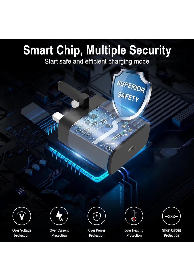 ELTRAZONE 25W Super Fast Charger for Samsung, Gcstnn PPS PD3.0 USB-C Charger for Samsung Galaxy S23 Ultra S23+ S23 S22 Ultra S21+ A53 5G A54 Z Fold/Flip 4 Tab S8 Ultra, Power Adapter Plug with 1M Type C Cable. - Image 4