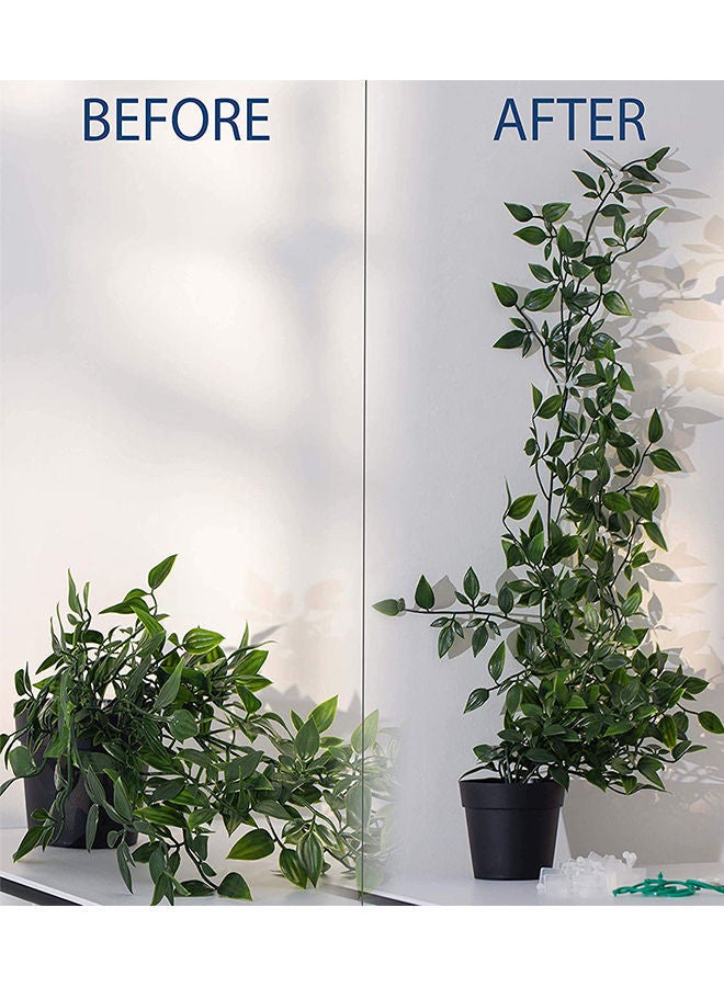 NIBEMINENT 120-Piece Plant Climbing Wall Fixture Clips Set White 20x13x5cm - Image 5