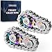 CHESLICR Fidget Spinner Toy for Adults Metal Figette Bike Chain Easter Basket Stuffer for Adult Men Pain Stim ADHD Teen Cool Gadgets Quiet Desk Offices Anxiety Relief Items Stress Tool Sensory Color 2pc - Image 2