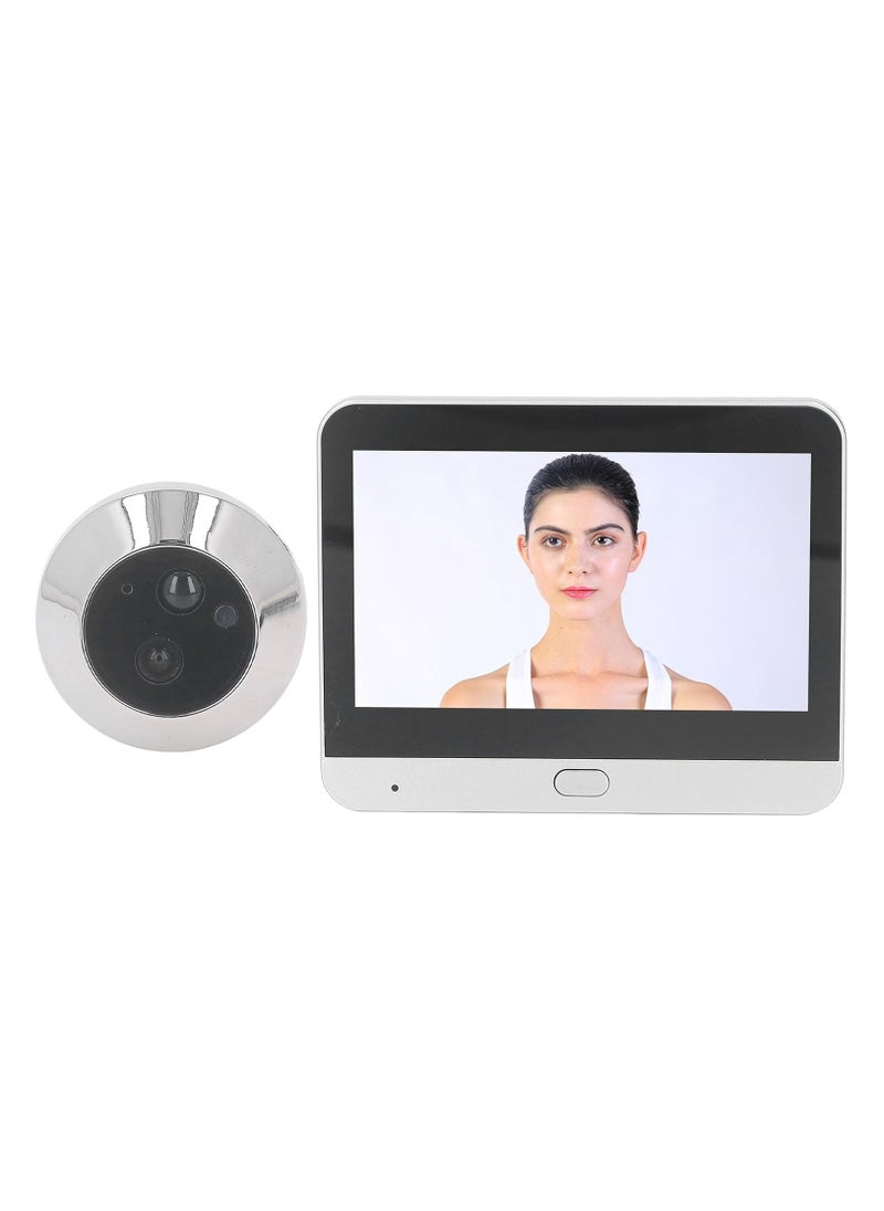 Video Door Intercom System with 4.3-Inch LCD – 1080P Camera, 120° Wide Angle, Night Vision, Two-Way Audio