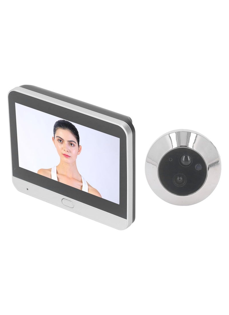 Video Door Intercom System with 4.3-Inch LCD – 1080P Camera, 120° Wide Angle, Night Vision, Two-Way Audio