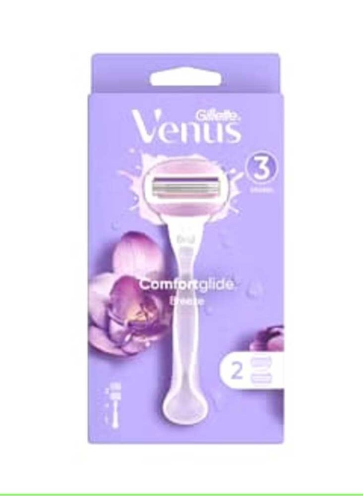 Gillette Gillette Venus ComfortGlide + 3 Blades Gillette Breeze Handle  - Image 1