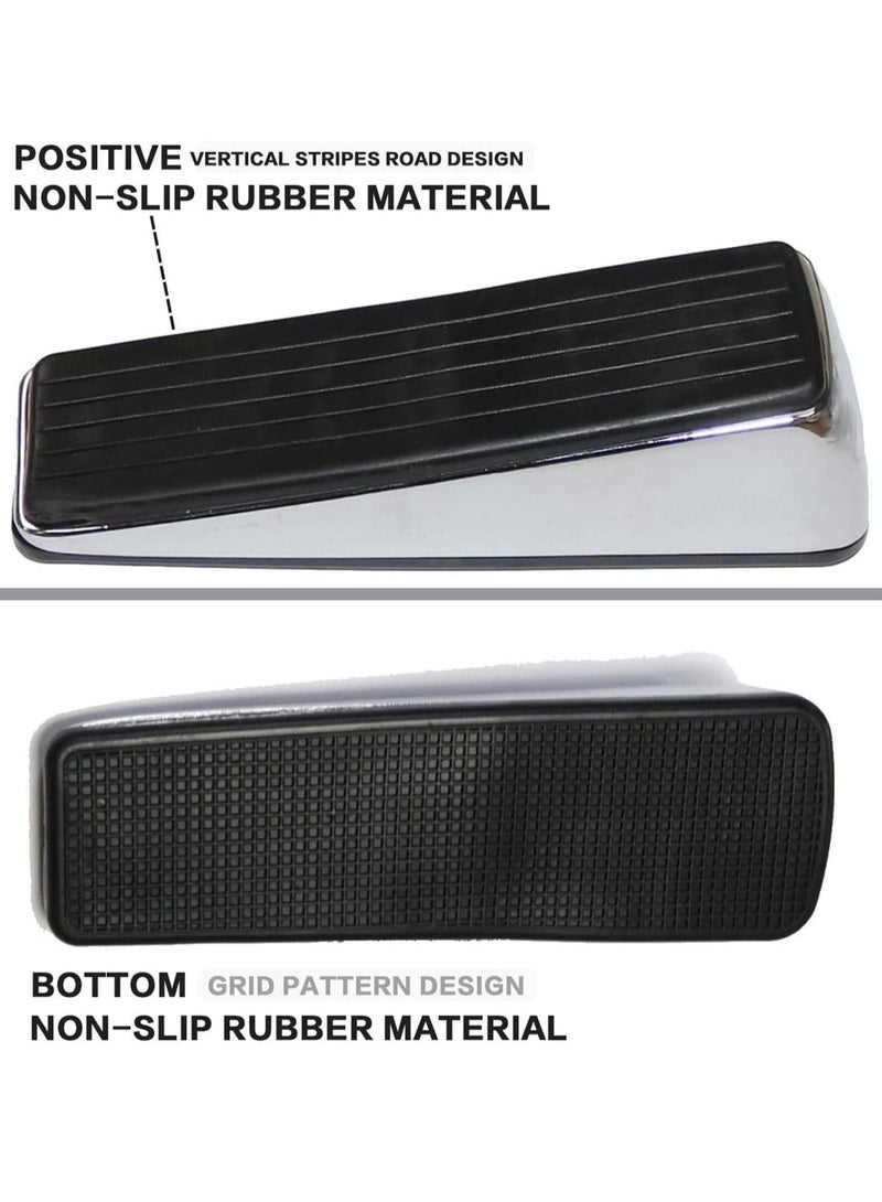 كابتن تيك Metal Door Stop, Premium Rubber Heavy Door Stopper, Wedge Stopper, 1Pack, Suitable for Door Clearance of 0.4IN - 1.18IN (12mm-27mm) - Image 4