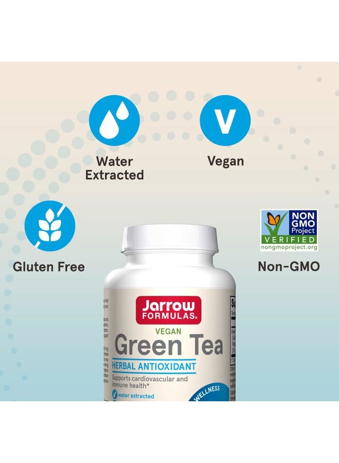 jarrow formulas Green Tea Herbal Antioxidant 500 mg, Dietary Supplement, Cardiovascular and Immune Health, 100 Capsules, 100 Day Supply - Image 5