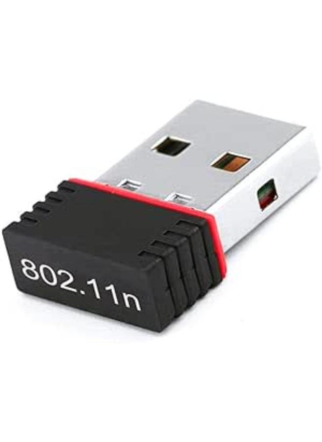 Generic - 150Mbps USB WiFi Adapter, Wireless Network Card Adapter WiFi Dongle for Desktop Laptop PC Windows 10 8 7 MAC OS Raspberry Pi / Pi2 - Image 1