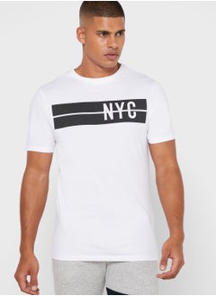 NYC Chest Print  T-Shirt