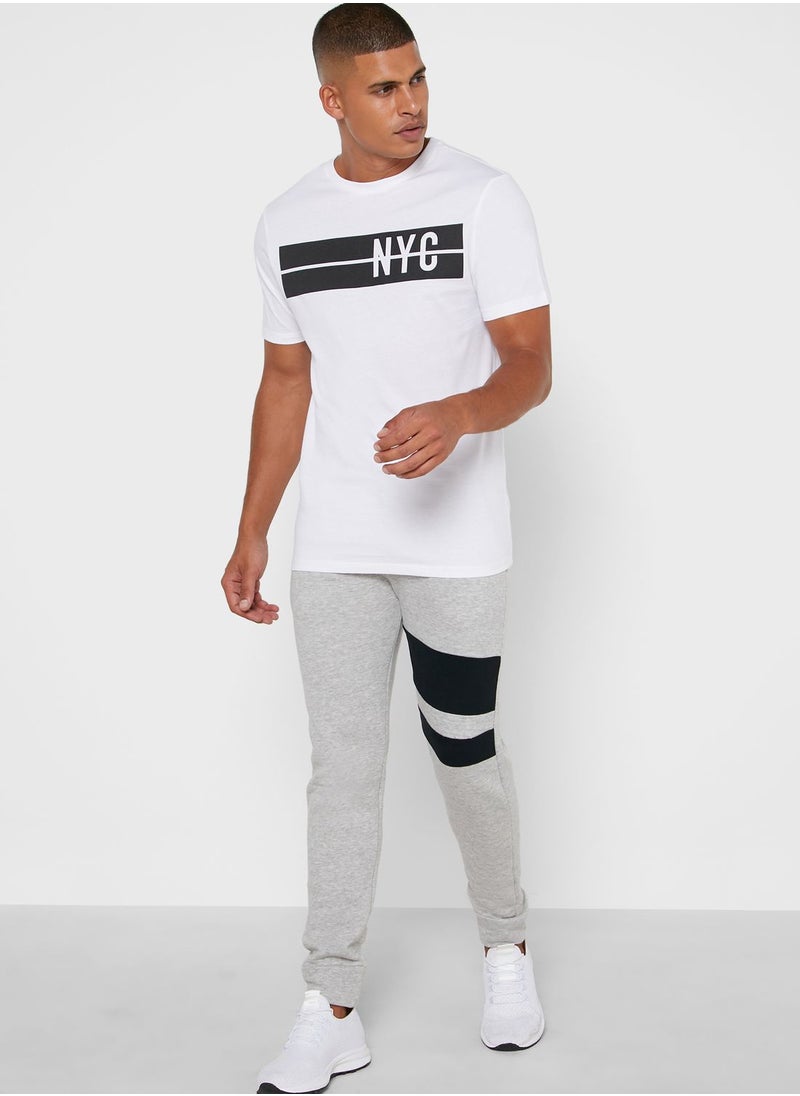 Seventy Five - NYC Chest Print  T-Shirt - Image 1