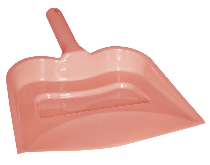 Kuber Industries Plastic Lightweight 12 Dustpan with Comfort Grip Handle for Easy Sweep Broom Pack of 2 Pink - Image 4