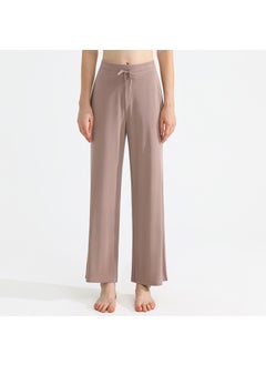PLUS Modal Wide Leg Yoga Pants Elastic Drawstring YDK09 lotus root lotus powder