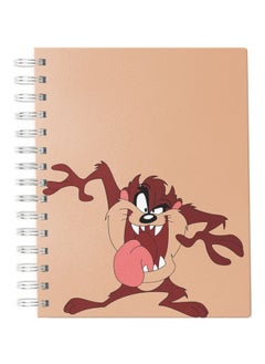 LIT Taz Cartoons Funny Kids Theme Printed Spiral Notebook  - Image 1