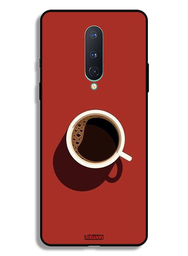 Tolwak OnePlus 8 4G Protective Case Cover Coffee Cup Art - Image 2