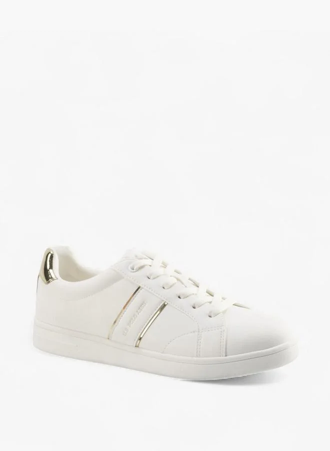 يو اس بولو اسن Women's Lace-Up Sneakers - A10202529712010
