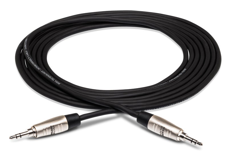 Hosa HMM005 Pro Stereo Interconnect REAN 35 mm TRS to Same 5 Feet - Image 2