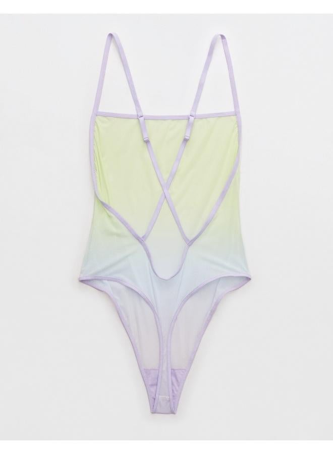 Aerie Mesh High Leg Bodysuit - Image 2