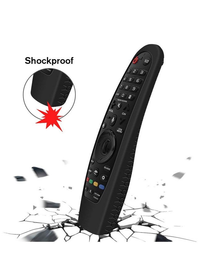 Winceed Silicone Protective Case For Lg Mr20Ga Mr19Ba Mr18Ba Mr650A Mr600 Remote Control Antislip Cover For Lg Akb75855501 Magic Remote Skin Protectorblack - Image 4