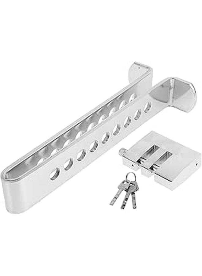 Universal Adjustable U Shaped Car Steering Wheel And Pedal Lock Anti Theft Stainless Steel Security Device Compatible With Trucks - Image 1