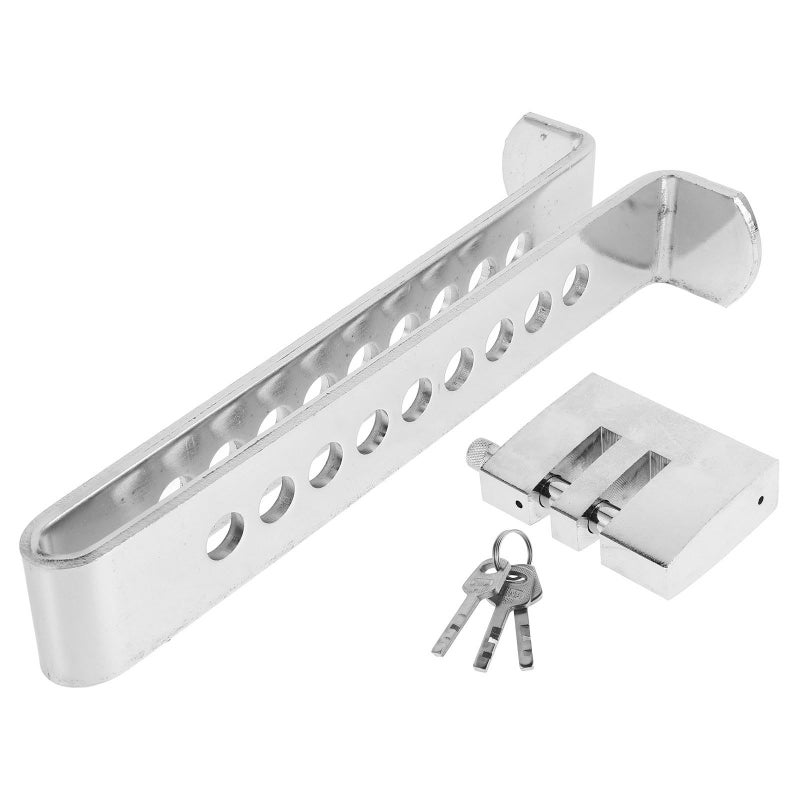 Universal Adjustable U Shaped Car Steering Wheel And Pedal Lock Anti Theft Stainless Steel Security Device Compatible With Trucks - Image 2