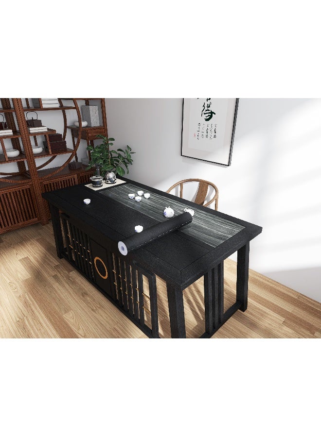 آنا ورق حائط ذاتي اللصق بتصميم خشبي مزيف مقاوم للماء والرطوبة والزيت، بحجم 20 سم × 10 م، مثالي لتجديد المنزل - Image 2