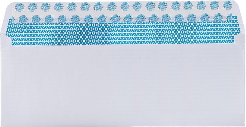 Aimoh #10 Security Self Seal Envelopes – 100 Qty |No Window, EnveGuard, 4⅛ x 9½", White, 24 LB, 100 Count (34100) - Image 4